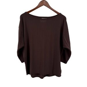 Athleta Ease In Top Brown Small